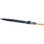Parapluie anti-vent automatique avec bande réfléchissante Ø130 cm couleur bleu marine troisième vue
