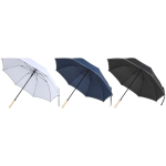 Parapluie anti-vent automatique avec bande réfléchissante Ø130 cm couleur bleu marine deuxième vue en couleurs
