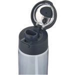 Gourde 700 ml avec paille et bouchon bouton anti-fuite couleur bleu bondi vue détail 1