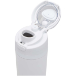 Gourde simple paroi paille rabattable finition mate 800 ml couleur blanc vue détail 1