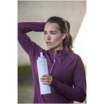 Gourde simple paroi paille rabattable finition mate 800 ml couleur blanc image nature morte