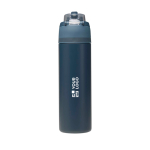 Gourde simple paroi paille rabattable finition mate 800 ml avec zone d'impression