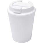 Tasse isotherme double paroi bouchon vissé anti-fuite 300 ml couleur blanc
