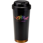 Mug isotherme double paroi en inox finition mate 480 ml couleur noir