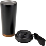 Mug isotherme double paroi en inox finition mate 480 ml couleur noir deuxième vue