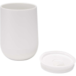 Gobelet double paroi avec couvercle coulissant isolant 360 ml couleur blanc deuxième vue