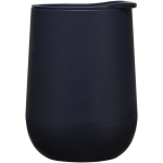 Gobelet double paroi avec couvercle coulissant isolant 360 ml couleur bleu marine vue latérale