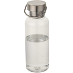 Bouteille en inox 600 ml avec bouchon vissé et poignée couleur transparent