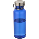 Bouteille en inox 600 ml avec bouchon vissé et poignée couleur bleu roi