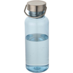 Bouteille en inox 600 ml avec bouchon vissé et poignée couleur bleu ciel