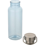 Bouteille en inox 600 ml avec bouchon vissé et poignée couleur bleu ciel deuxième vue