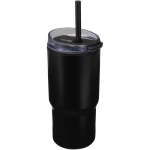 Gobelet isotherme double paroi couvercle antifuite 540 ml couleur noir