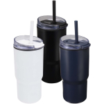 Gobelet isotherme double paroi couvercle antifuite 540 ml couleur noir deuxième vue en couleurs