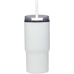 Gobelet isotherme double paroi couvercle antifuite 540 ml couleur blanc deuxième vue arrière