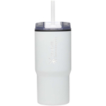Gobelet isotherme double paroi couvercle antifuite 540 ml couleur blanc vue impression avec logo 2