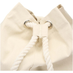 Sac toile en coton recyclé avec anses corde 270 g/m² couleur naturel vue détail 1