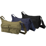 Sac bandoulière pour ordinateur avec sangle valise 13 pouces couleur noir deuxième vue en couleurs