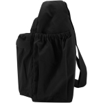 Sac bandoulière pour ordinateur avec sangle valise 13 pouces couleur noir vue latérale