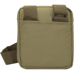 Sac bandoulière léger avec sangle réglable et rembourrée couleur vert foncé deuxième vue arrière