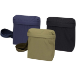 Sac bandoulière léger avec sangle réglable et rembourrée couleur vert foncé deuxième vue en couleurs