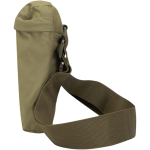 Sac bandoulière léger avec sangle réglable et rembourrée couleur vert foncé vue latérale