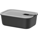 Lunch box hermétique à clip couvercle transparent 1 L Mepal couleur noir