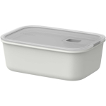 Lunch box hermétique à clip couvercle transparent 1 L Mepal couleur blanc