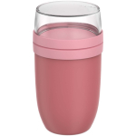 Boîte repas plastique double compartiment 1,05 L Mepal couleur rose