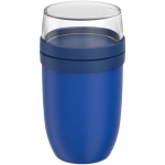 Boîte repas plastique double compartiment 1,05 L Mepal couleur bleu pastel