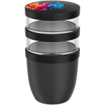 Boîte repas anti-fuite 3 compartiments 900 ml Mepal couleur noir