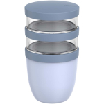 Boîte repas anti-fuite 3 compartiments 900 ml Mepal couleur bleu