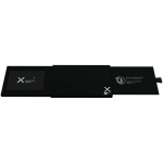 Batterie externe fine alu recyclé 5 000 mAh SCX.design couleur noir deuxième vue avec boîte