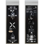 Câble charge données logo lumineux 60 W 1 m SCX.design couleur noir deuxième vue avec boîte