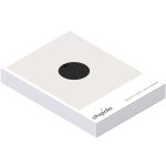 Traceur Bluetooth étanche avec alarme sonore Chipolo couleur noir deuxième vue avec boîte