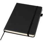 Carnet A5 rigide cuir synthétique ligné JournalBooks couleur noir