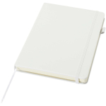 Carnet A5 rigide cuir synthétique ligné JournalBooks couleur blanc