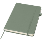 Carnet A5 rigide cuir synthétique ligné JournalBooks couleur vert chiné