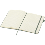 Carnet A5 rigide cuir synthétique ligné JournalBooks couleur vert chiné deuxième vue
