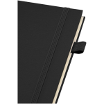Carnet A5 à spirale et rigide en cuir synthétique JournalBooks couleur noir vue détail 1
