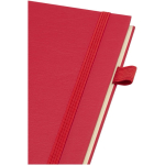 Carnet A5 à spirale et rigide en cuir synthétique JournalBooks couleur rouge vue détail 1