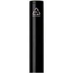Stylo alu recyclé à mécanisme rotatif avec encre bleue couleur noir vue détail 1