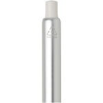 Stylo en aluminium recyclé et grip gomme douce, encre bleue couleur blanc vue détail 1