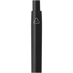 Mini stylo en plastique recyclé RCS avec encre bleue couleur noir vue détail 1