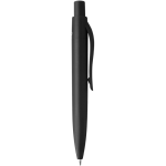 Mini stylo en plastique recyclé RCS avec encre bleue couleur noir deuxième vue latérale