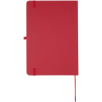 Set carnet A5 rigide avec stylo à encre bleue assorti couleur rouge deuxième vue arrière