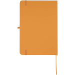 Set carnet A5 rigide avec stylo à encre bleue assorti couleur orange deuxième vue arrière