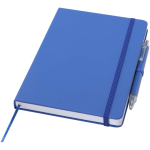 Set carnet A5 rigide avec stylo à encre bleue assorti couleur bleu roi