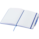 Set carnet A5 rigide avec stylo à encre bleue assorti couleur bleu roi deuxième vue