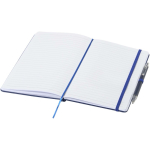 Set carnet A5 rigide avec stylo à encre bleue assorti couleur bleu marine deuxième vue