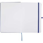 Set carnet A5 rigide avec stylo à encre bleue assorti couleur bleu marine troisième vue frontale